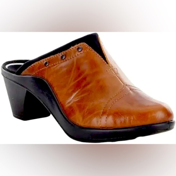 Romika Women's Shoes New Romika Mokassetta 271 Leather Brandy Brown Mules - Picture 1 of 6